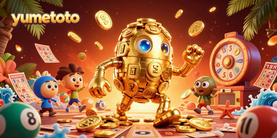 Win big with yumetoto's thrilling lottery game featuring vibrant elements and excitement