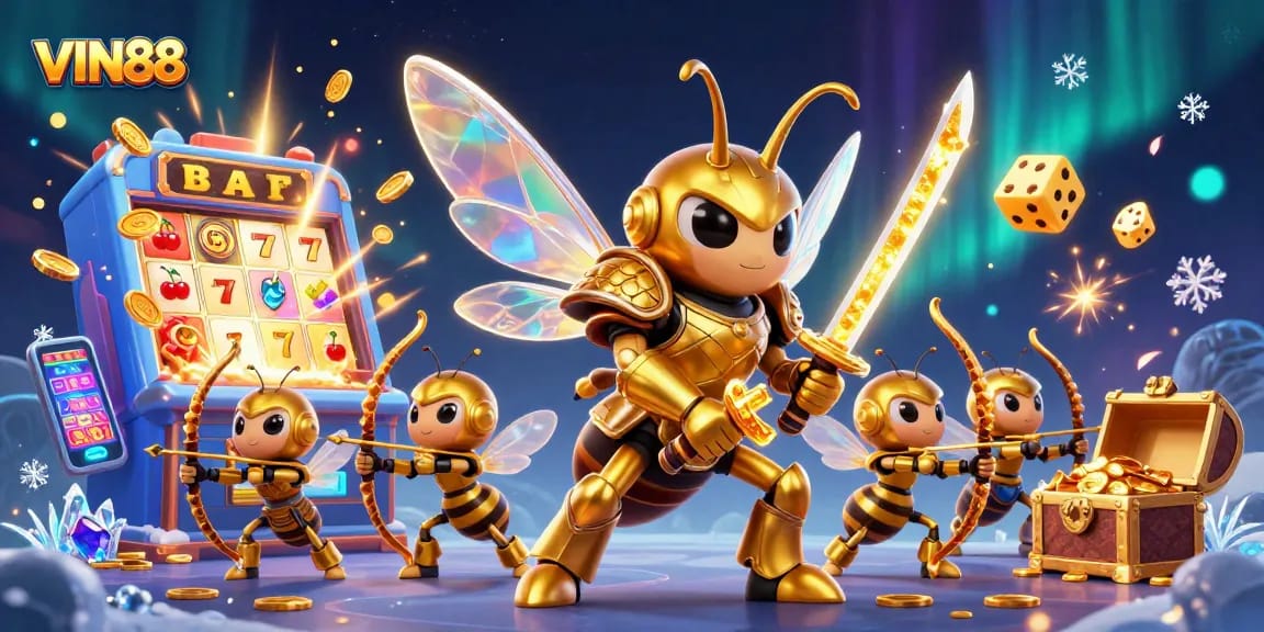Experience the excitement of VIN88 with colorful slots, jackpots, and engaging casino gaming elements.