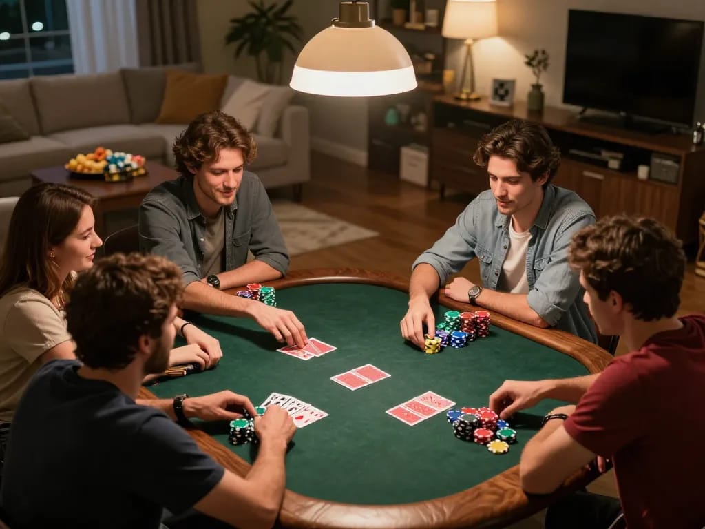 Socolive community gathering around a poker table, engaging in thrilling gameplay.