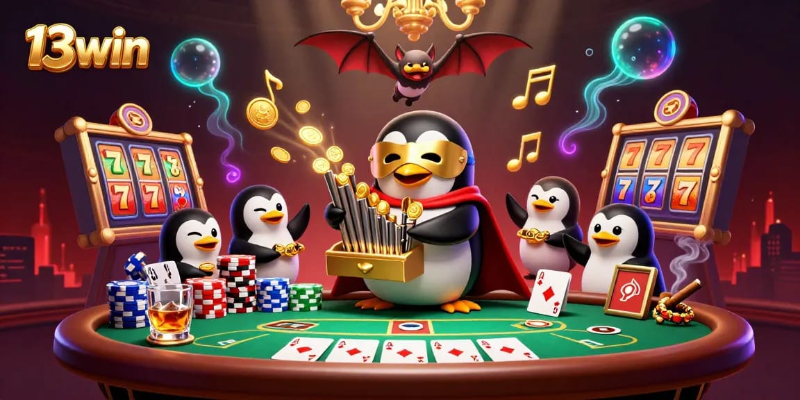 Experience thrilling wins at 13win's lively casino with dynamic games and illustrations.