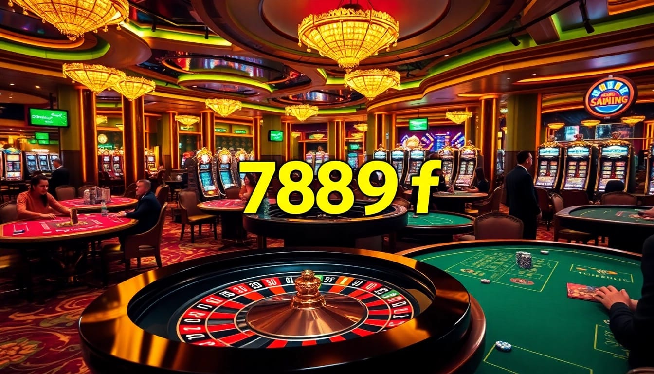 Experience thrilling gameplay at 789f casino with vibrant tables and exciting slots.