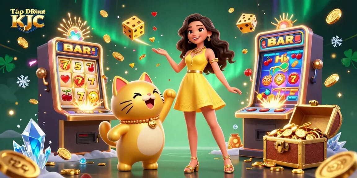 Experience thrilling jackpots at Tập Đoàn KJC with vibrant 3D casino games and gold coins!
