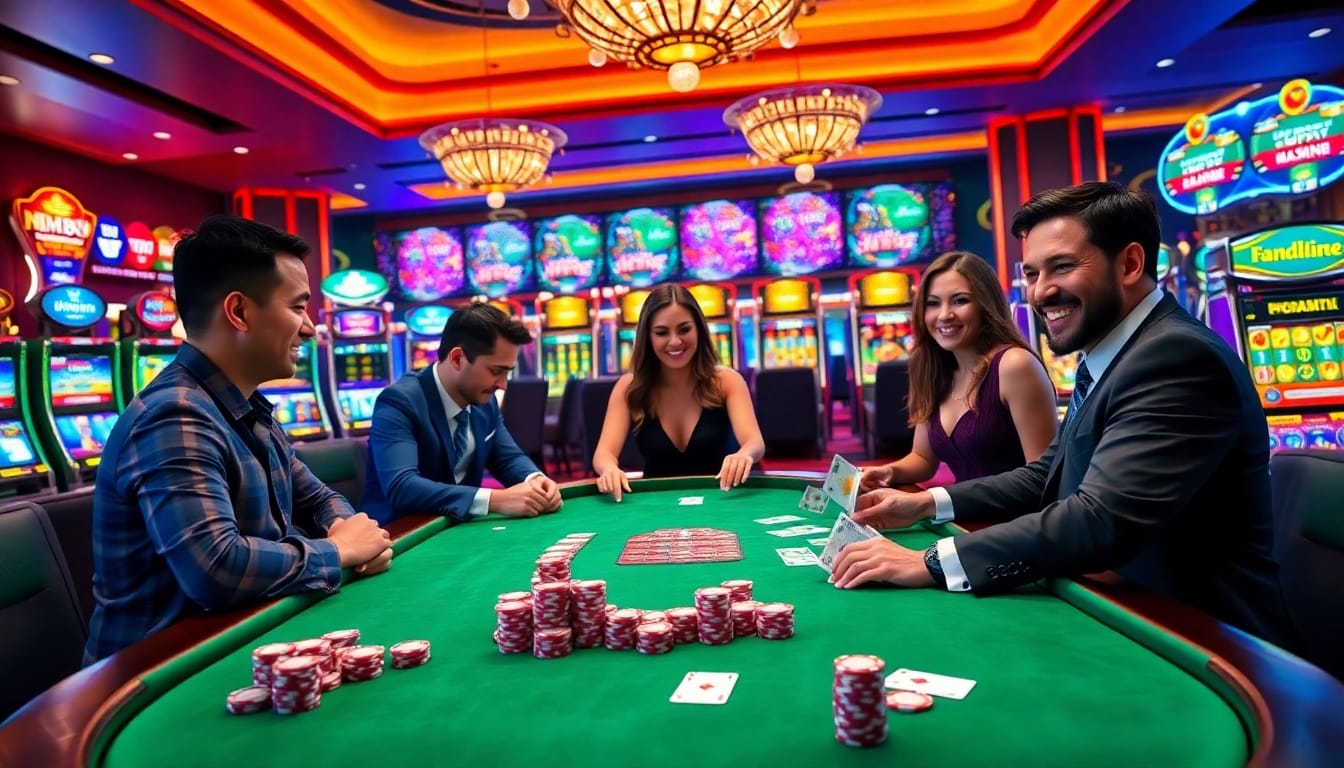 Experience the thrilling atmosphere of MM88 with engaging casino games and vibrant visuals.
