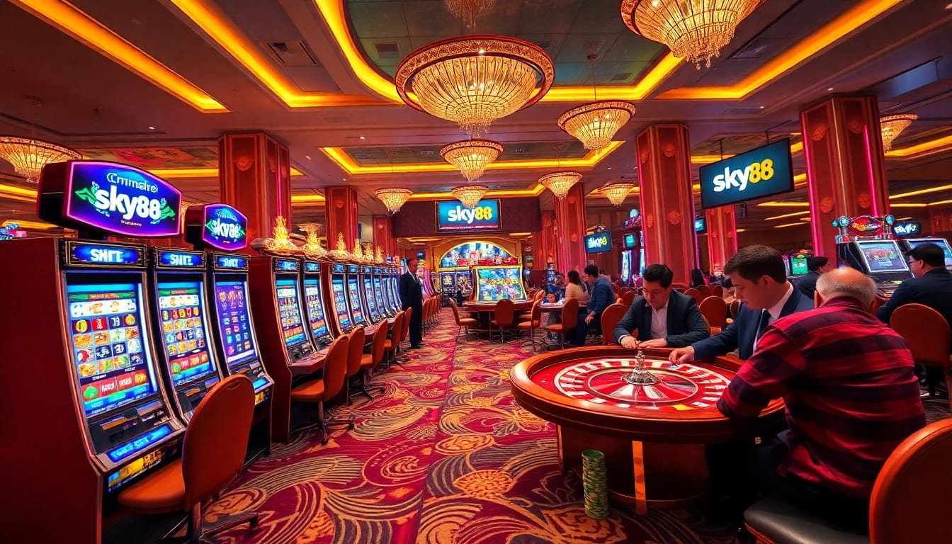 Experience the thrill of winning at sky88 with dynamic casino gameplay and vibrant slot machines.