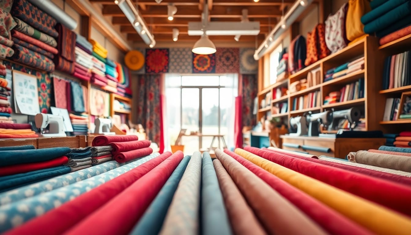 Bekijk de stoffen winkel online waar je unieke stoffen en materialen kunt ontdekken.