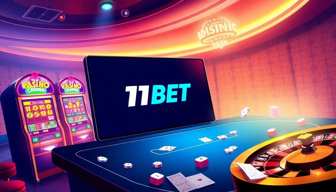 Experience the thrill of high-stakes gaming with 11BET's engaging casino visuals.