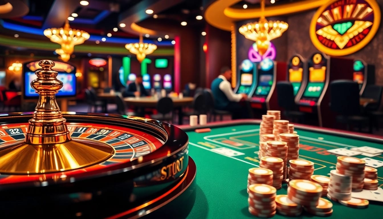 Experience the thrill of gambling at https://8kkbet.com/ with vibrant casino visuals showcasing high-stakes excitement.