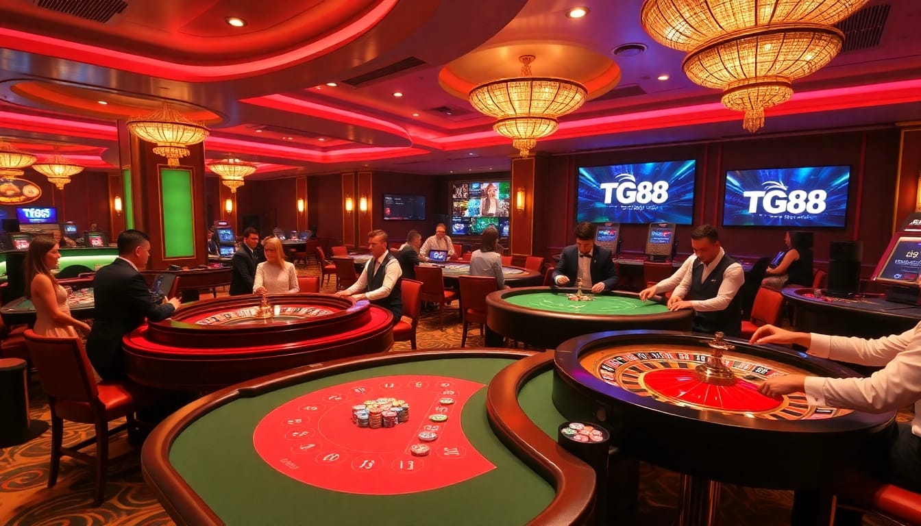 Experience the excitement of gambling at https://tg88.name with lively casino tables and engaging players.
