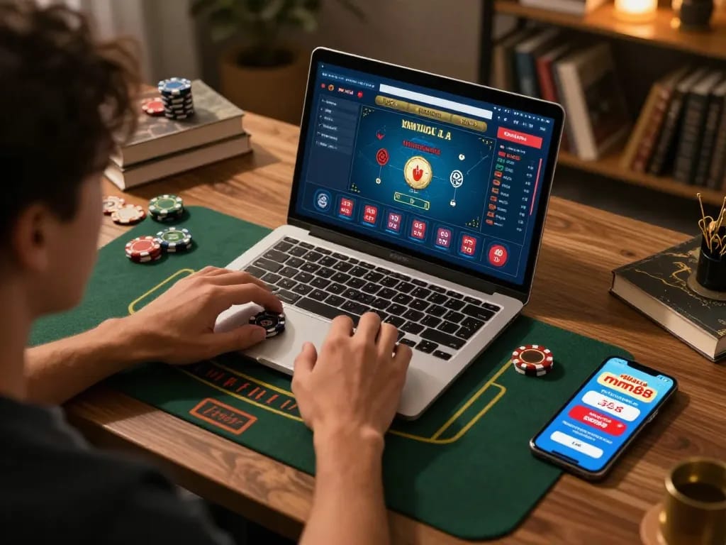 Engage in khuyến mãi mm88 while enjoying a thrilling online blackjack game setup at home