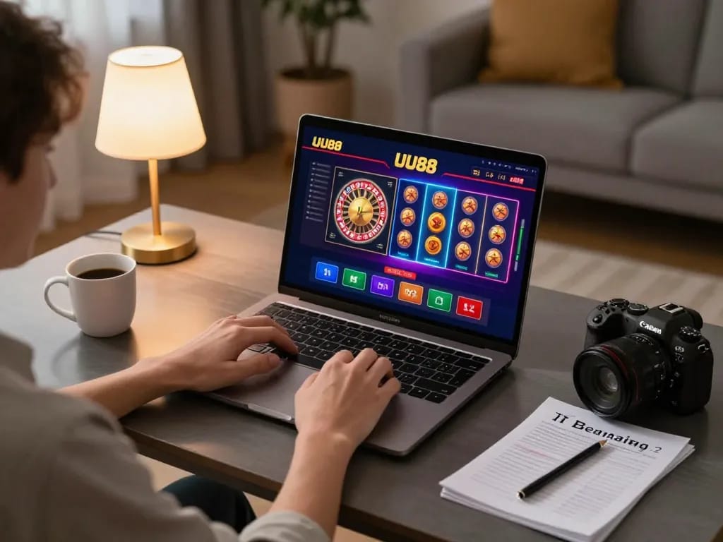 Engaging user experience on UU88 online gaming platform with a cozy setup