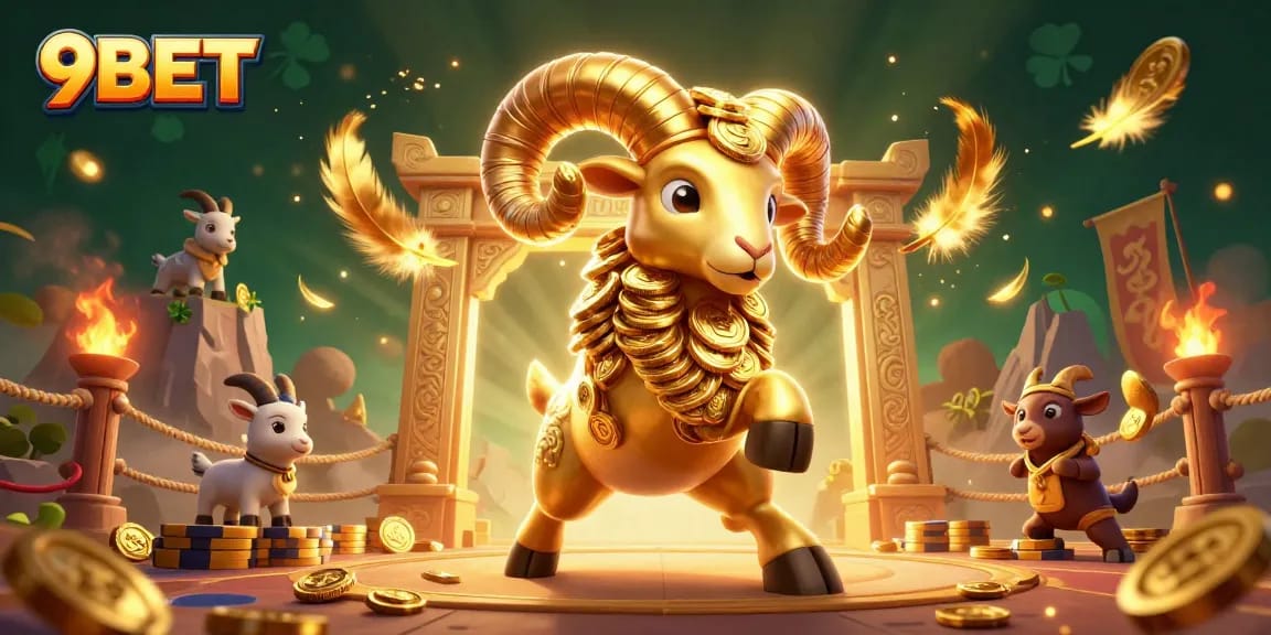 Experience thrilling gameplay at 9BET with a dynamic 3D illustration showcasing casino fun.