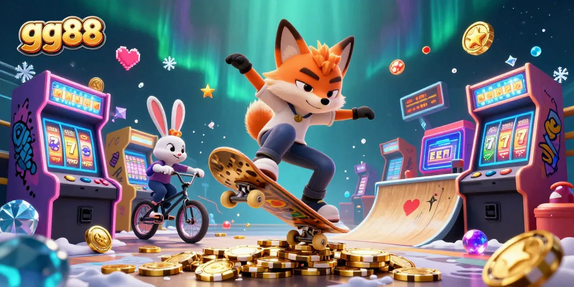 Experience thrilling wins with gg88's vibrant casino adventure featuring dynamic characters and games.