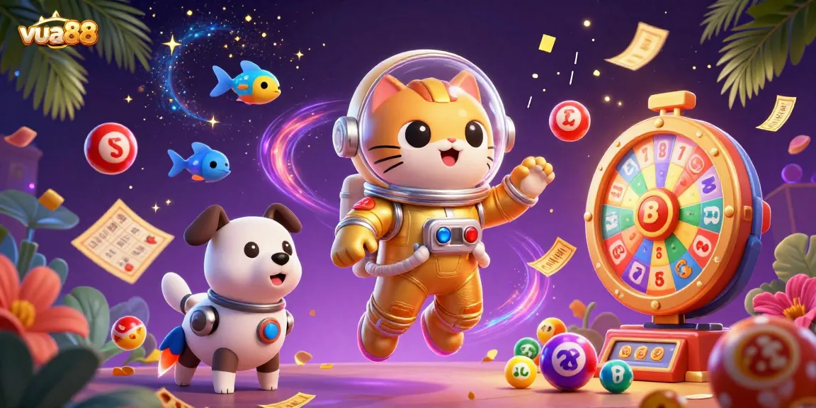Join the excitement at vua88 with unique gambling experiences featuring vibrant elements and captivating characters.