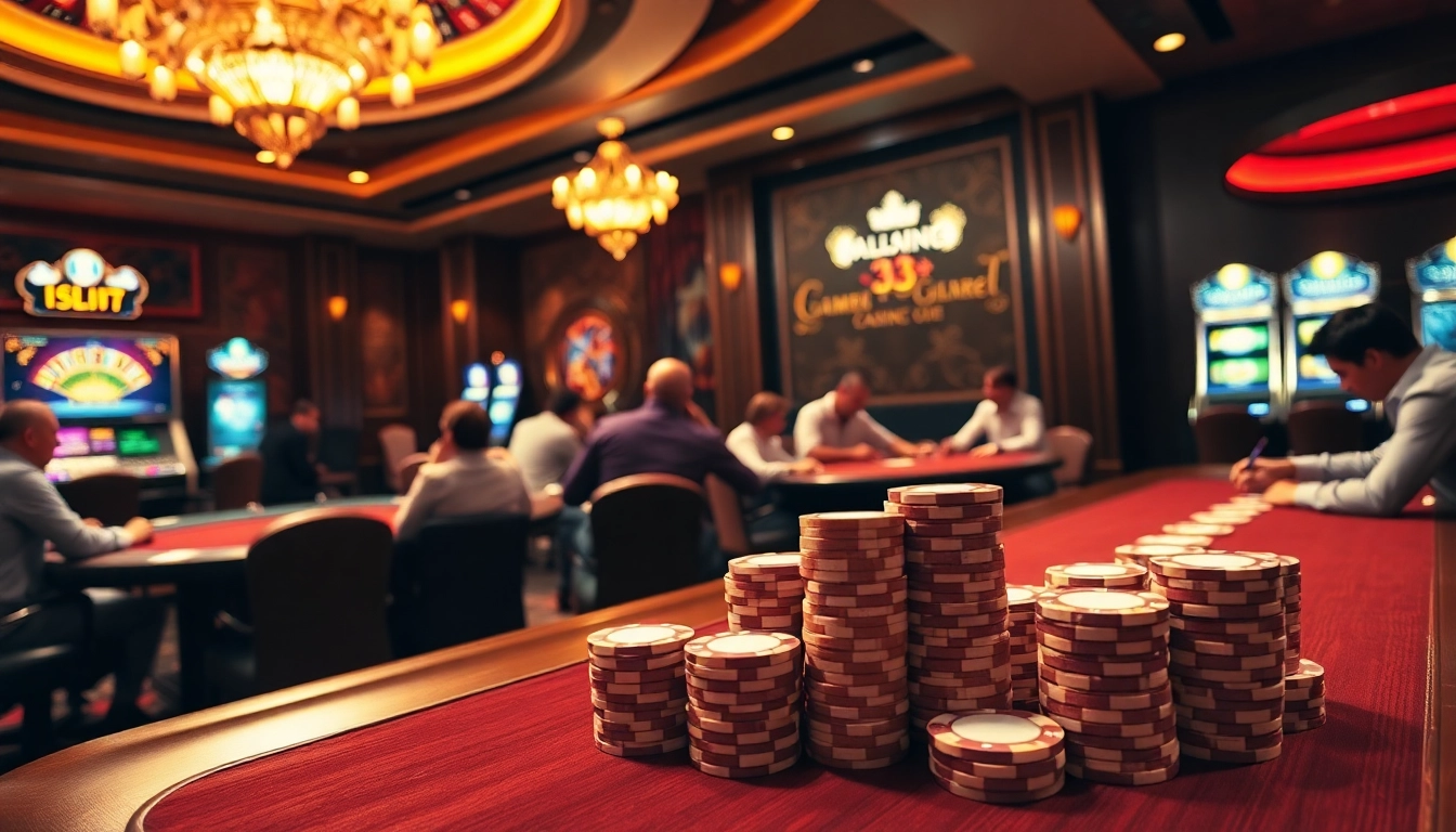 Experience thrilling gameplay at 33WIN's premium casino tables with high-stakes action.