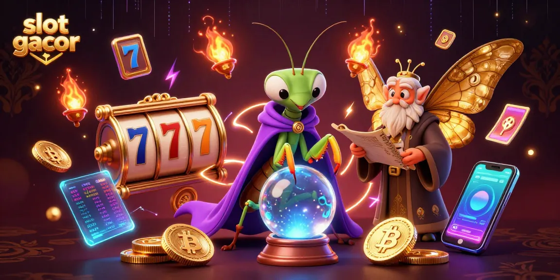Experience the thrill of slot gacor with vibrant fortune teller and magical characters!