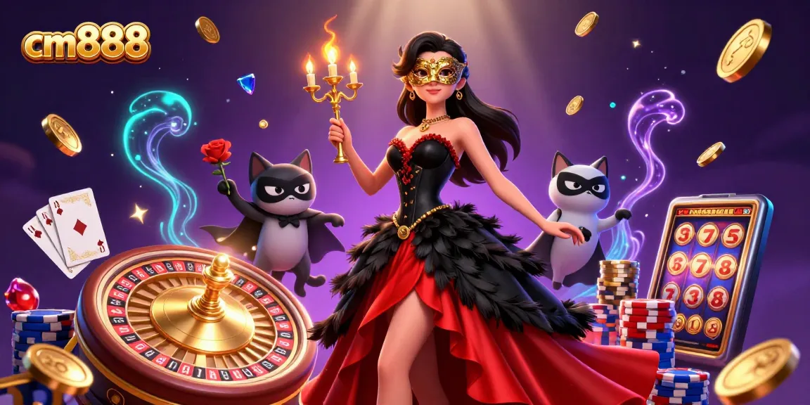 Experience thrilling gameplay with cm888, featuring dynamic casino elements and rich illustrations.