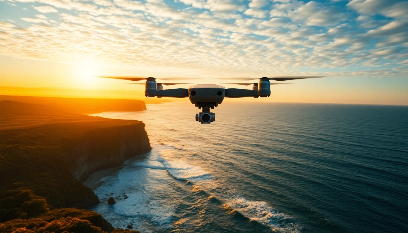 DJI matrice 350 rtk showcasing advanced aerial capabilities over stunning coastal scenery.
