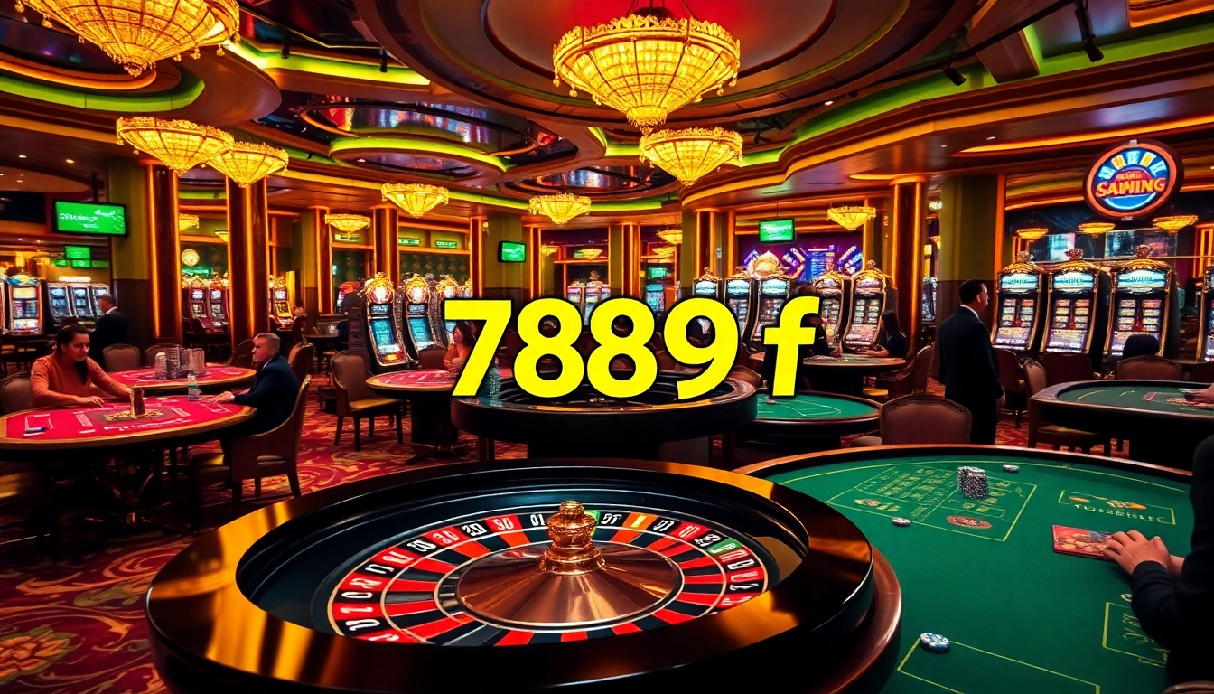 Experience thrilling gameplay at 789f casino with vibrant tables and exciting slots.