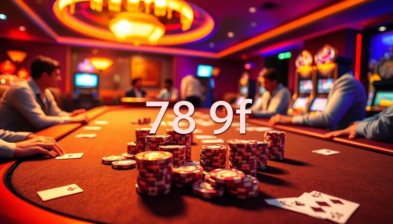 Engaged players at a luxurious 789f poker table showcasing strategic betting.