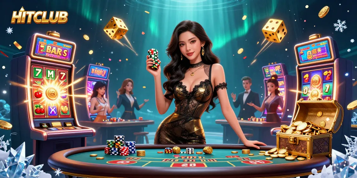 Join the exclusive HITCLUB game with high-stakes action at a glamorous VIP baccarat table.