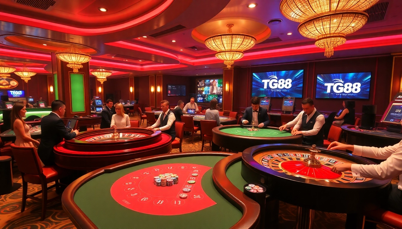 Experience the excitement of gambling at https://tg88.name with lively casino tables and engaging players.