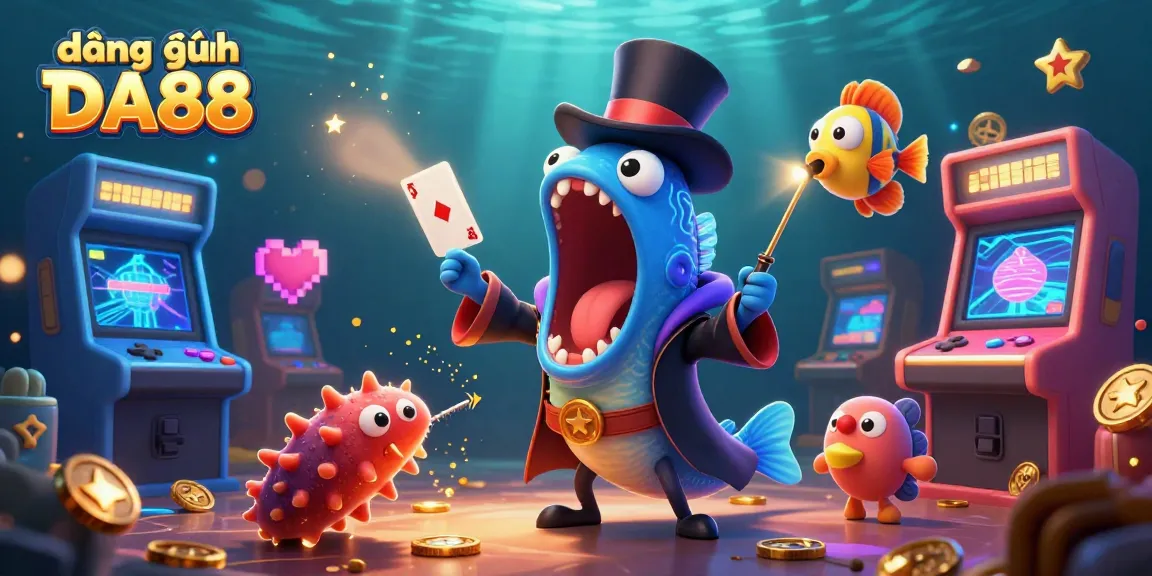 Activate your gaming skills with đăng nhập DA88 in a vibrant casino scene featuring engaging characters and dynamic elements.