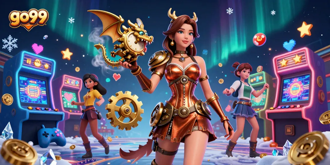 Experience thrilling gameplay with go99 at this vibrant casino-themed 3D illustration.