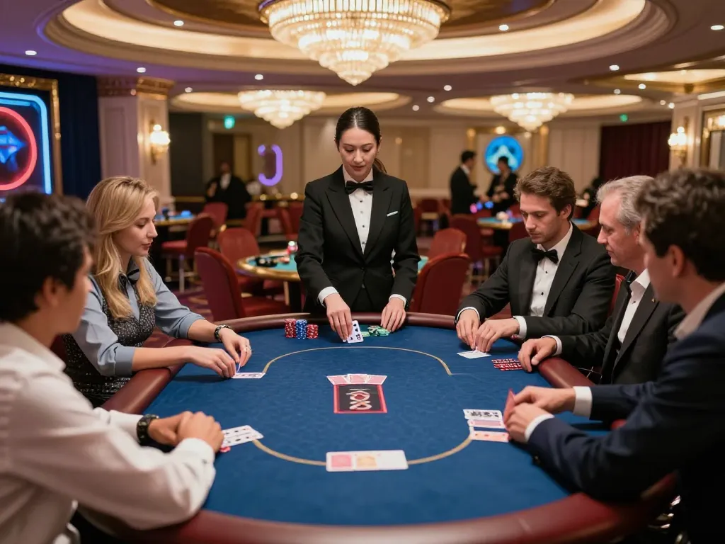 Experience thrilling poker gameplay in a high-end VIP gaming area at w188 vip casino