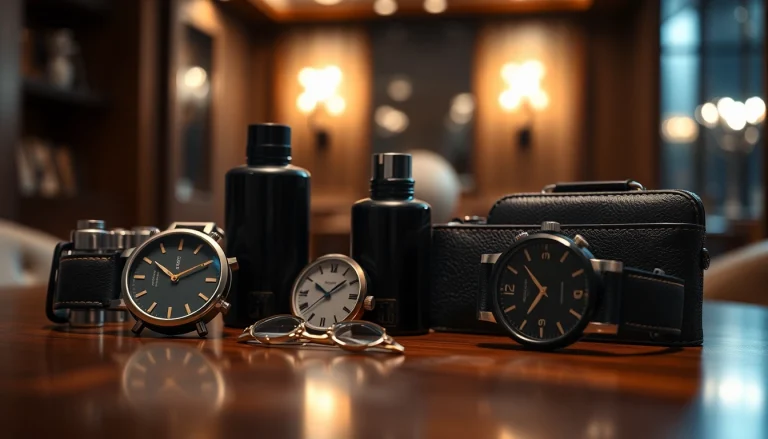 레플리카 제품들이 우아한 분위기에서 전시되고 있는 장면입니다.