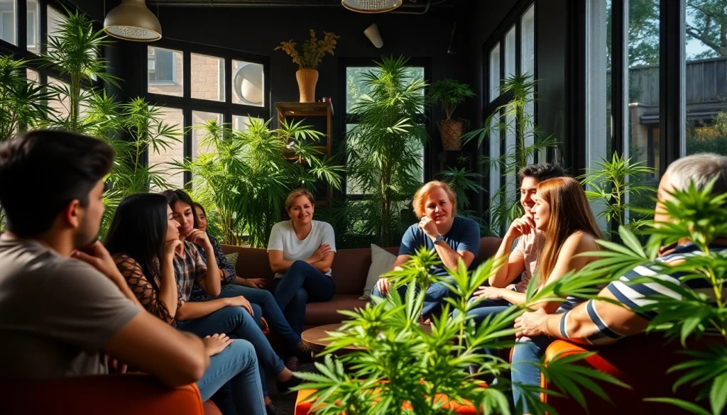 Enjoying the social atmosphere in the Best Cannabis Clubs Madrid.