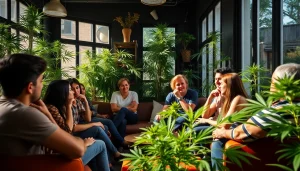 Enjoying the social atmosphere in the Best Cannabis Clubs Madrid.