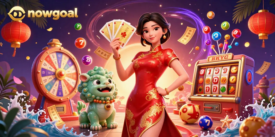Engage with nowgoal live scores and predictions in a vibrant casino-themed scene.