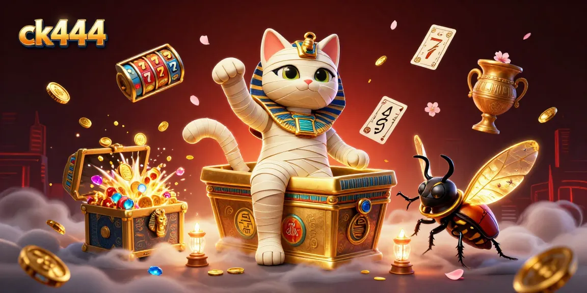 Play thrilling games at ck444, where the excitement of jackpots blends with ancient treasures in a vibrant casino.
