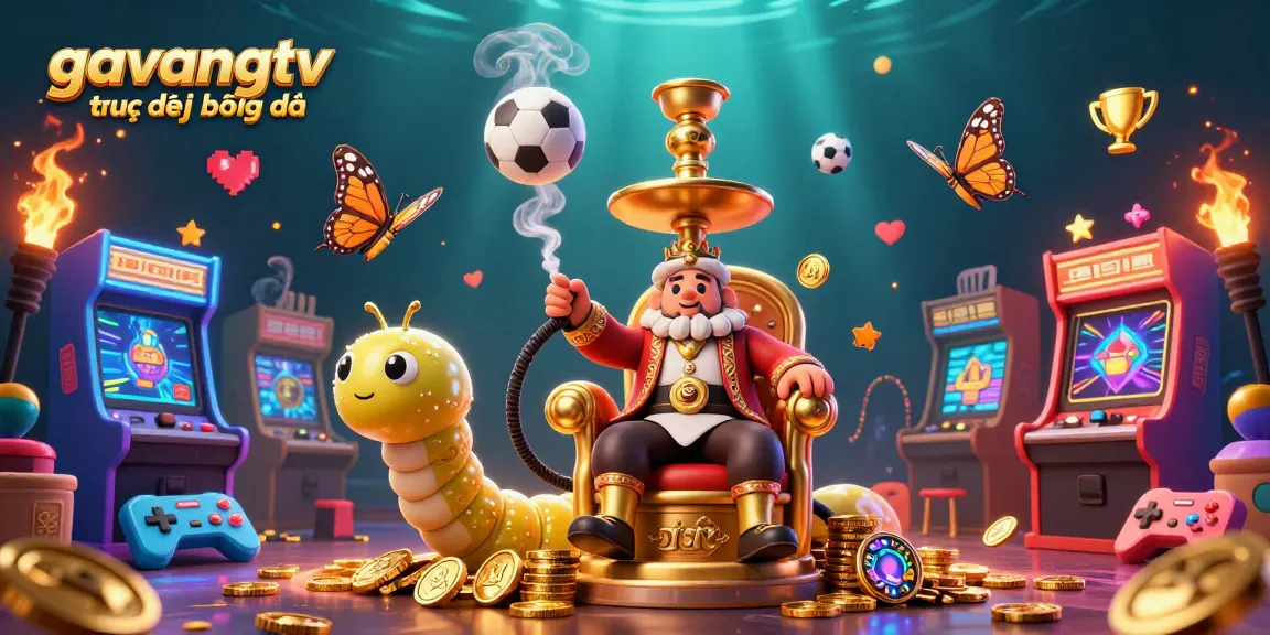 Engage with gabangtv trực tiếp bóng đá while experiencing vibrant soccer-themed graphics and immersive gambling elements.