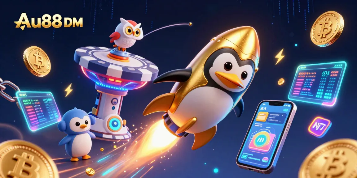 Engage with Au88 DM's casino through a thrilling 3D penguin adventure.