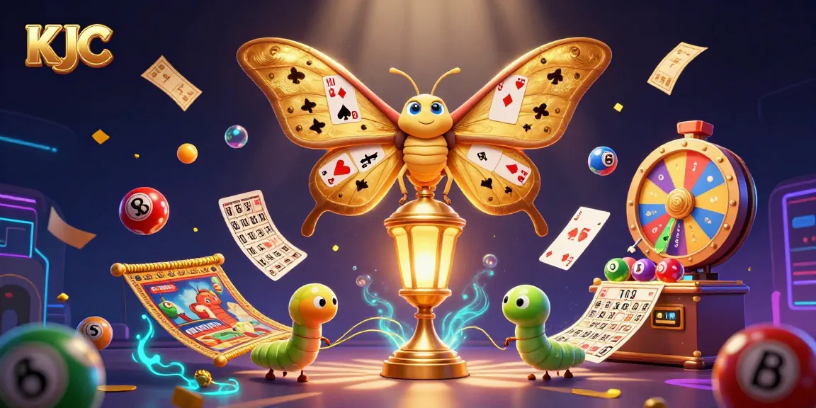 KJC players enjoy vibrant games filled with golden symbols and colorful balls at the casino.