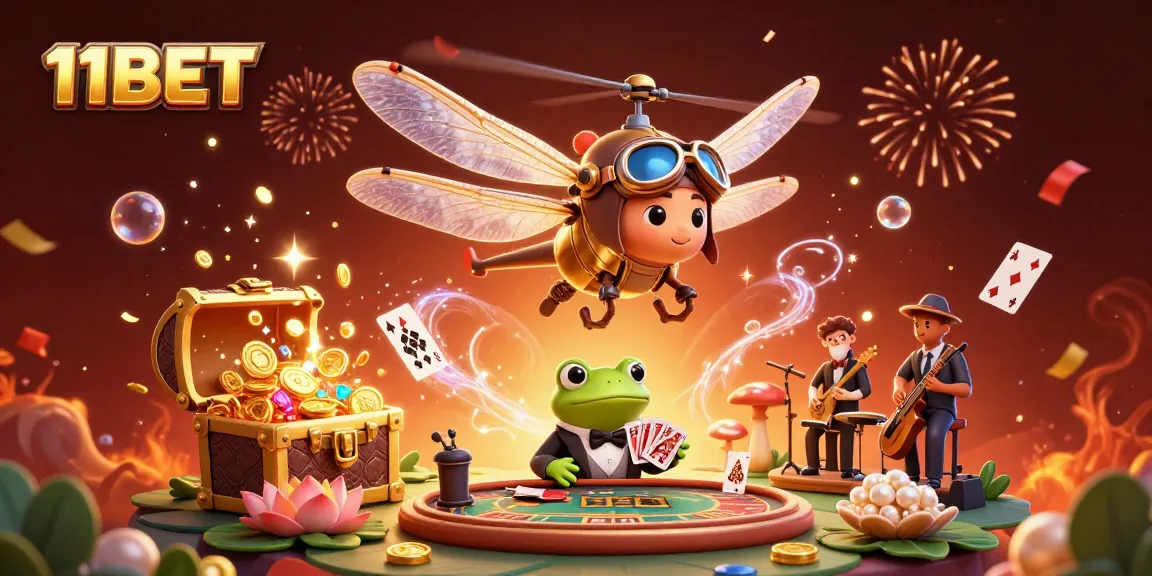 Experience thrilling casino action with 11BET as you play vibrant games and win prizes!
