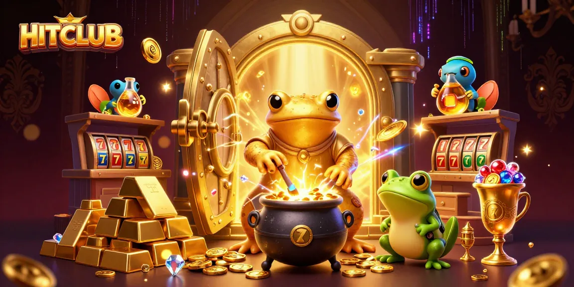 Experience HITCLUB's thrilling gameplay as rich casino elements blend with magical realism in a captivating 3D scene.