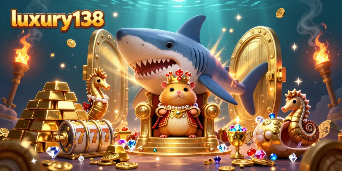 Experience thrilling wins with luxury138’s vibrant 3D casino illustration filled with rich gaming elements.